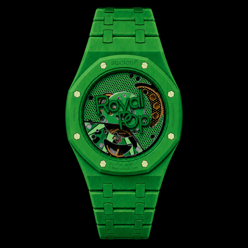 AP x Swatch Green Eight - Ceramic Strap